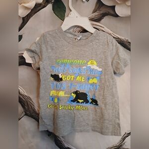 Gray Kids T-Shirt with Fun Print